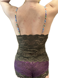 Foxers Mystic Mulberry Lace Camisole-3 Row