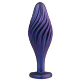 Anal Adventures Matrix Swirling Bling Plug-Sapphire