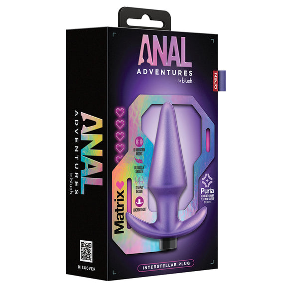 Anal Adventures Matrix Interstellar Plug-Astro Violet