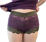 Foxers Mystic Mulberry Lace Boxer
