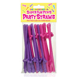 SUPER FUN PENIS PARTY STRAWS PK of 8