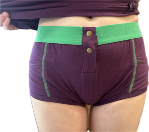 Foxers Mystic Mulberry Tomboy Boxer Brief