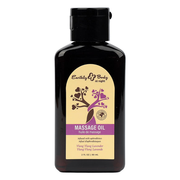 Earthly Body at Night Massage Oil Aphrodisiac, 2 fl oz