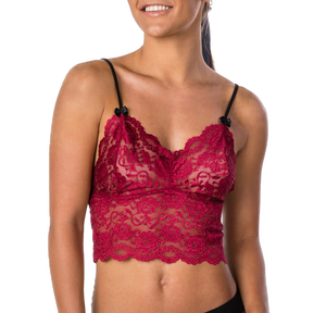 Foxers Cranberry Lace Camisole