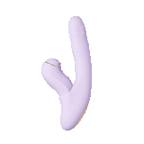 DUOGLOW Thrusting Beaded Vibrator with Pulsating Stimulator