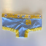 Foxers Blue Daisy Boyshort