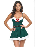 Holiday Vixen Babydoll-Rainforest Green-L/XL Only