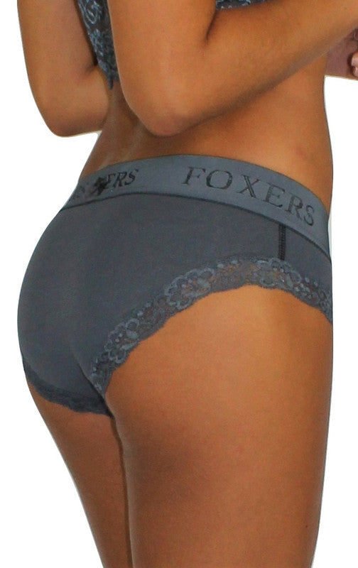 Foxers Chargray Boy Brief with FOXERS Logo band