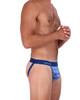 Wood Jock Strap Blue Camo