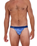 Wood Jock Strap Blue Camo