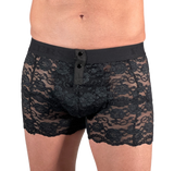 Men's Black lace boxer briefs FOXERS