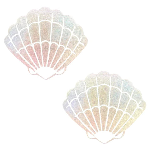 Holographic Mermaid Shell Nipple Cover Pasties