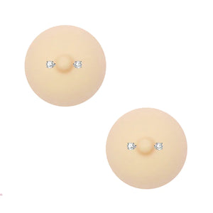 Peek A Boo Piercing Nude Nipple Reusable Silicone Nipple Cover Pasties