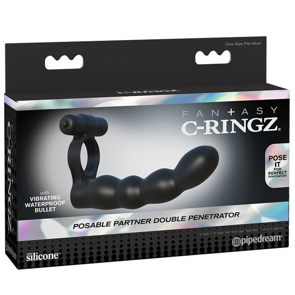 Fantasy C-Ringz Posable Partner Double Penetrator