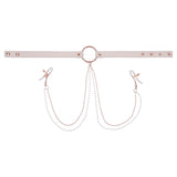 S&M Peaches ‘n CreaMe Collar with Nipple Clamps