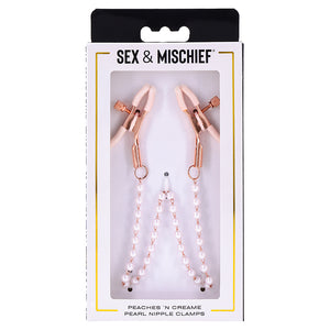 S&M Peaches ‘N CreaMe Pearl Nipple Clamps