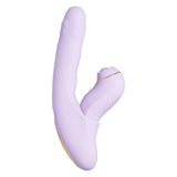 DUOGLOW Thrusting Beaded Vibrator with Pulsating Stimulator
