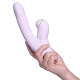 DUOGLOW Thrusting Beaded Vibrator with Pulsating Stimulator