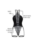Winnie Harness Lace Teddy