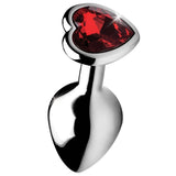 Booty Sparks Red Heart Gem Anal Plug