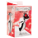 Booty Sparks Red Heart Gem Anal Plug