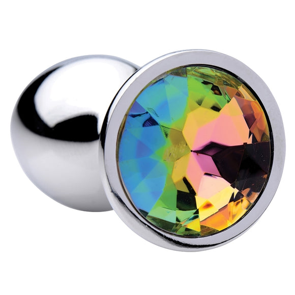 Booty Sparks Rainbow Prism Gem Anal Plug-Small