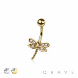 BELLY RING DRAGONFLY