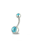 BELLY RING SILVER BASIC