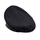 Diamond Police Hat - Black