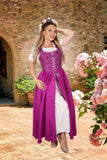 Brocade corset bodice overdress