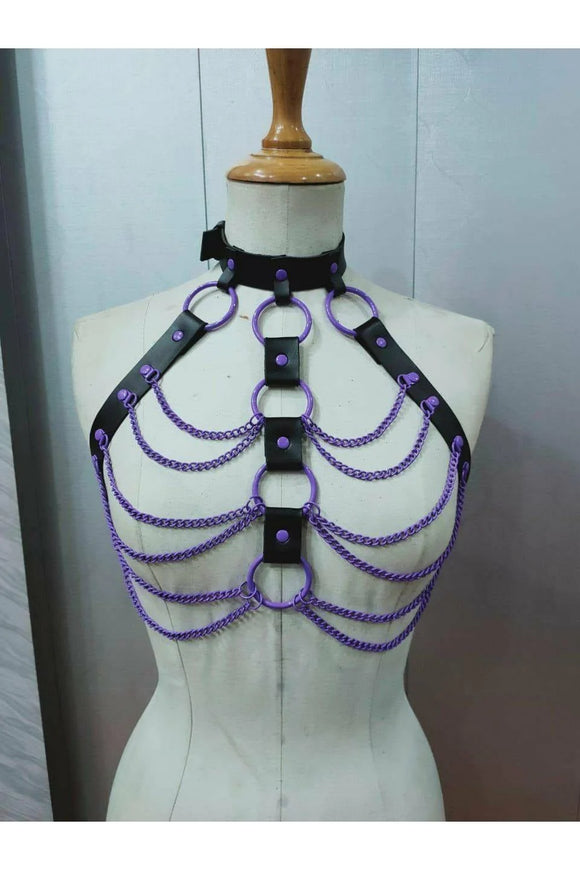 Purple Chain Harness