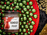 Reindeer Poop Holiday Candle - Funny Fudge Christmas