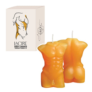 LaCire Drip Candle Torso Form IV Orange