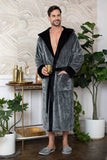 Men’s Robe with Hood – Ultra-Soft Plush Comfort for Everyday Use