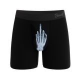 Shinesty THE XXX RAY | MIDDLE FINGER X RAY BALL HAMMOCK® POUCH UNDERWEAR WITH FLY