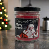 Merry Christmas (Santa Bird) Holiday Candle