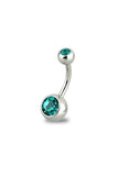 BELLY RING SILVER BASIC