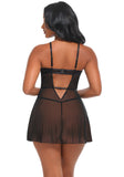 Jenna Babydoll Black