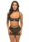 Perla Skirtini & Collar Set