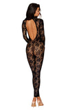 Black Gloved Bodystocking