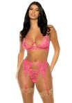 Aphrodite 3 Piece Lace Garter Set