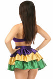 Mardi Gras Satin Wrap Skirt - Daisy Corsets