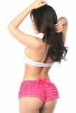 Fuchsia Ruffle Panty w/Bow - Daisy Corsets