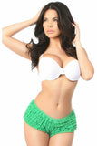 Green Ruffle Panty w/Bow - Daisy Corsets