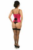 Lavish Hot Pink Patent Underbust Corset - Daisy Corsets