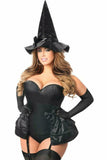 Lavish 4 PC Midnight Witch Corset Costume - Daisy Corsets