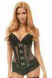 Top Drawer Steel Boned Fishnet Under Bust Corset