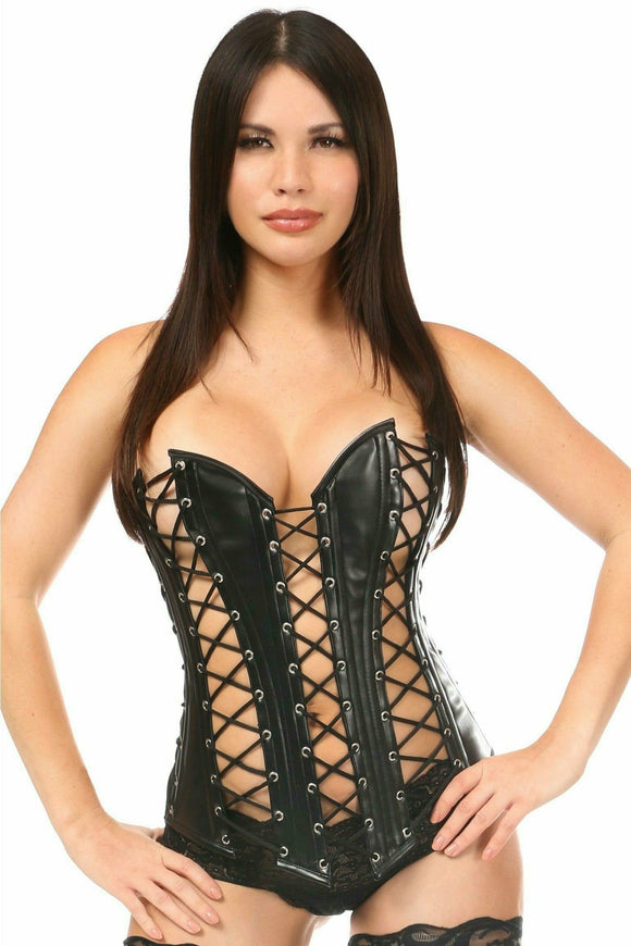 Top Drawer Lace-Up Steel Boned Over Bust Corset - Daisy Corsets
