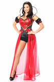 Top Drawer 6 PC Sexy Fairytale Red Queen Costume