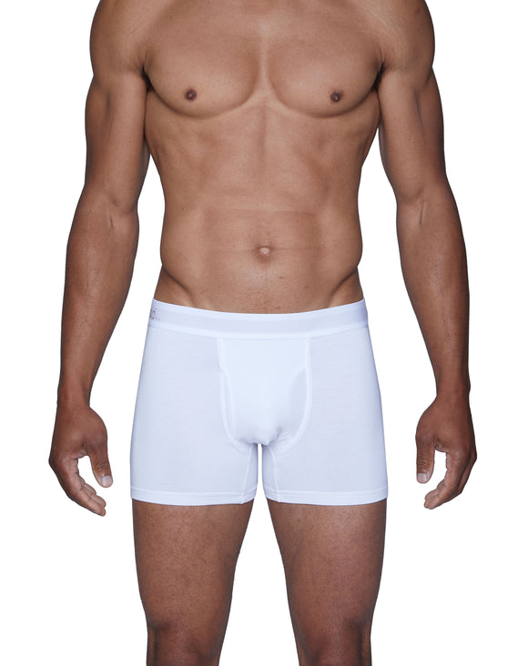 Wood Boxer Brief White